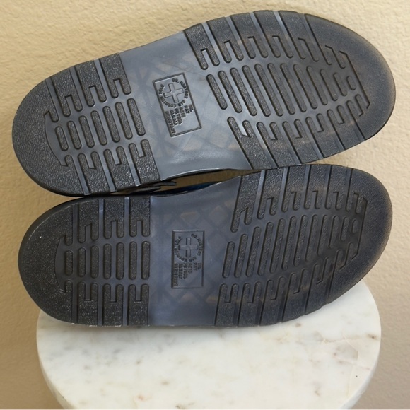 NEW Women DR MARTENS Isham Genix Nappa Leather Thermal Map Slingback Mule Sz 8 - Picture 8 of 9